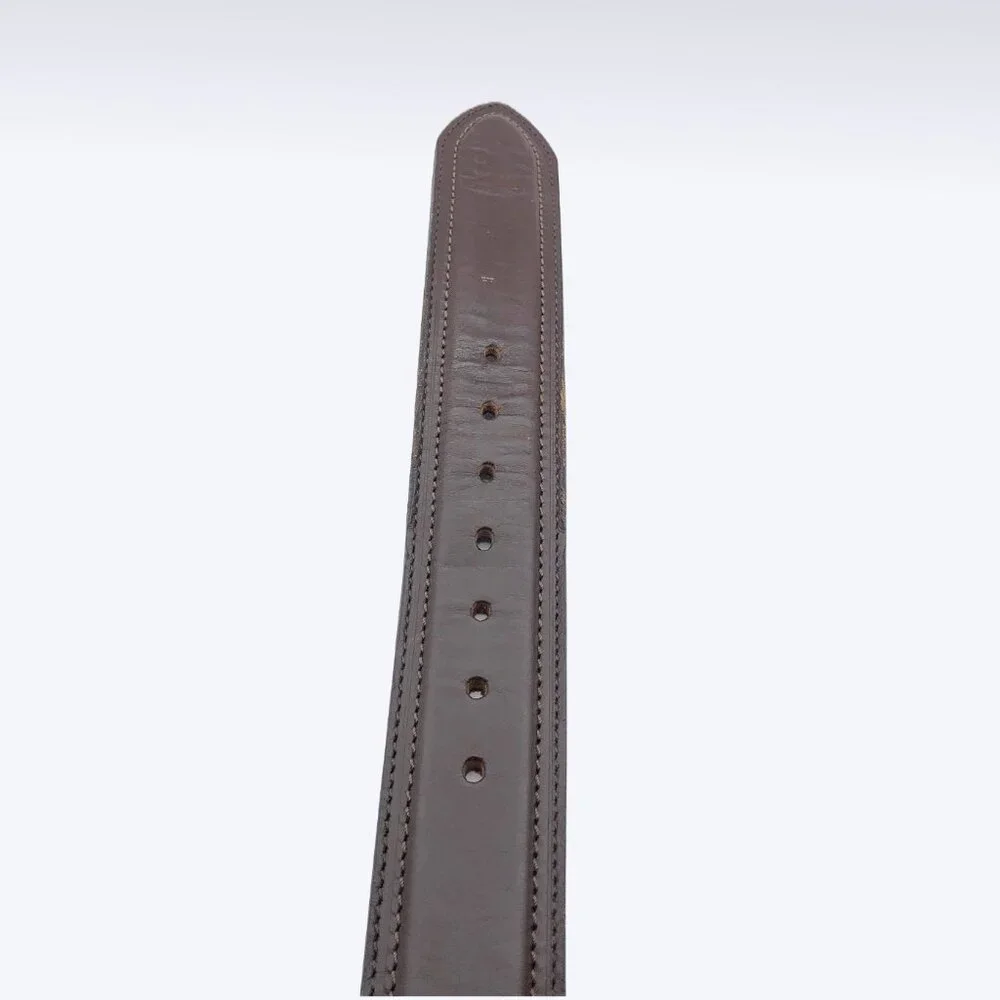 Michael Waddell's Bone Collector Brown Leather Belt Size 36